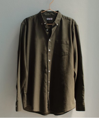 Green Linen Shirt 