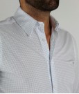 Camisa Branca com Micro Pintas